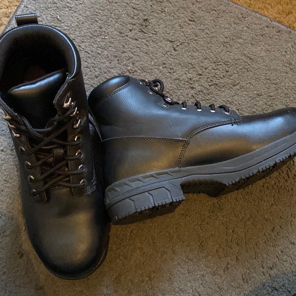 Black Steel Toe Boots by Shoes For Crews 🥾